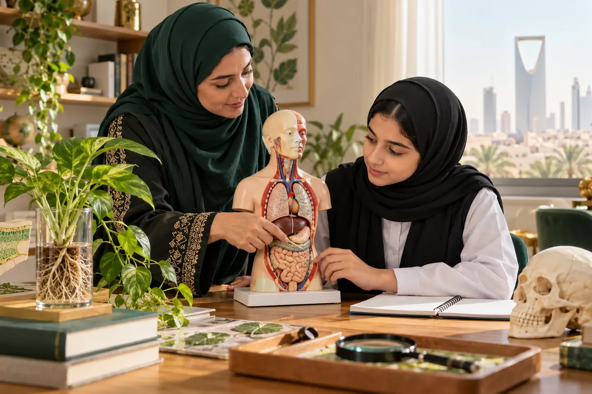 معلمة أحياء بالرياض